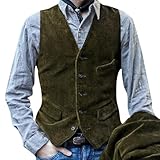 Design : ce gilet décontracté à col en V ajoute une touche de sophistication à n'importe quelle tenue avec son col en V et sa fermeture boutonnée. Il dispose de poches décoratives qui rehaussent facilement votre look général. La coupe ajustée crée des lignes épurées et modernes, ce qui en fait un must have dans la garde-robe de chaque homme élégant.