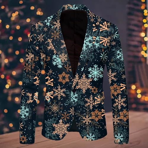 Christmas Blazers for Women Mens Blazer Jacket Big and Tall 5XL Black Suit Jacket for Men Cheap Casual Sports 5XL Halloween Big and Tall S Mens Western Style Sport Coats and Blazers Slim Fit3