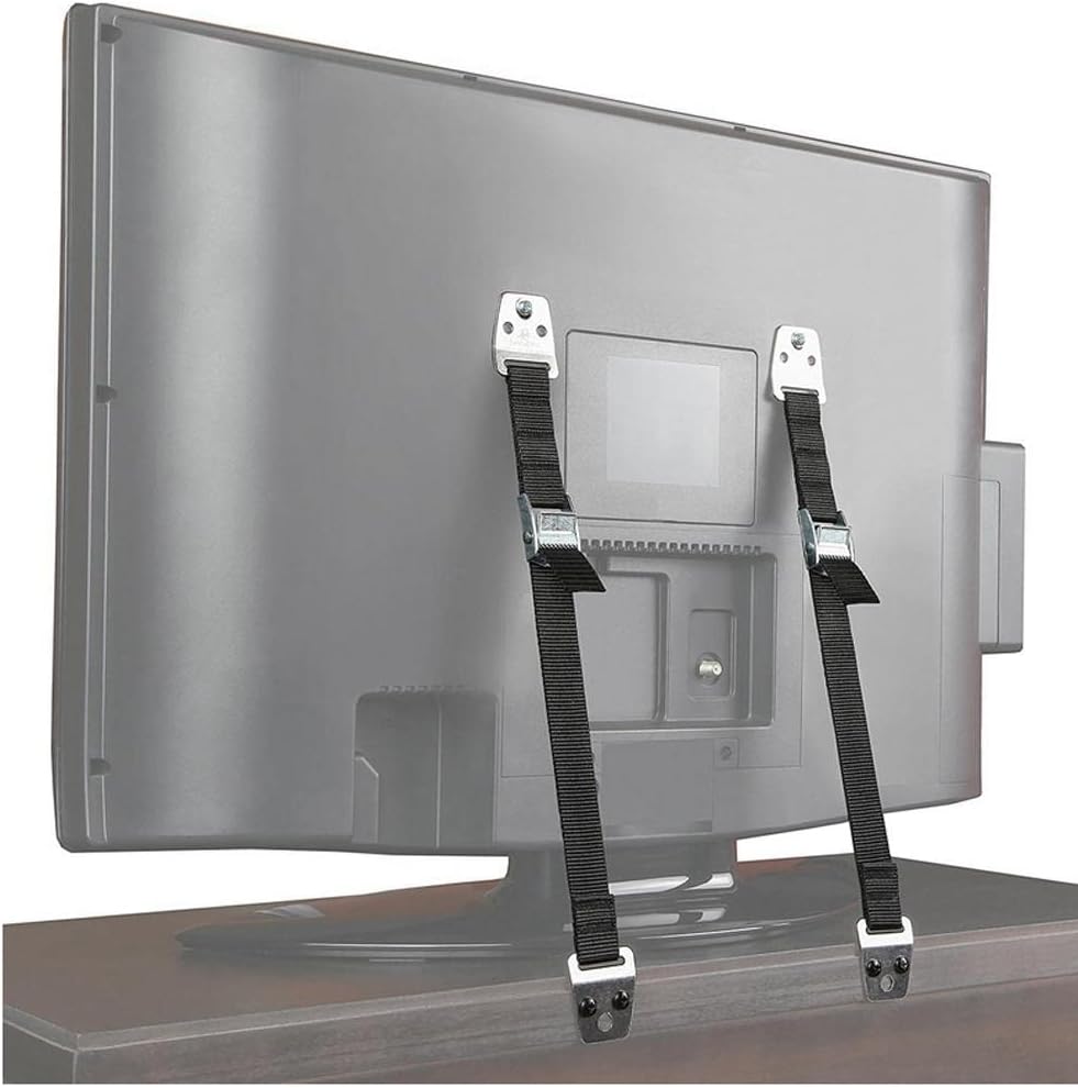 2 x Furniture Strap Anti Tilting Tipping, Anti Tip, Hardware Fastener Wall Anchors