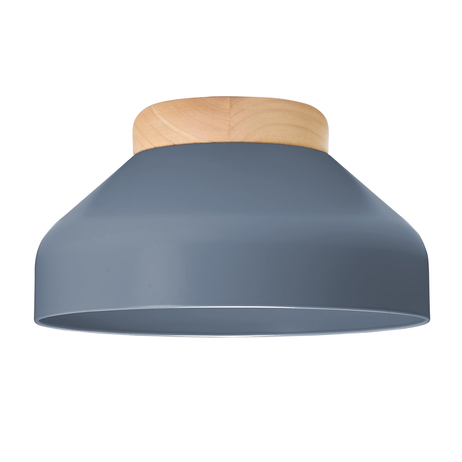 Happy Homewares Contemporary Scandinavian Designed Semi Flush Ceiling Light In Charcoal Grey from B&Q