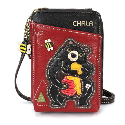 Image of CHALA Wallet Crossbody Cell Phone Purse - Women Faux Leather Multicolor Handbag with Adjustable Strap