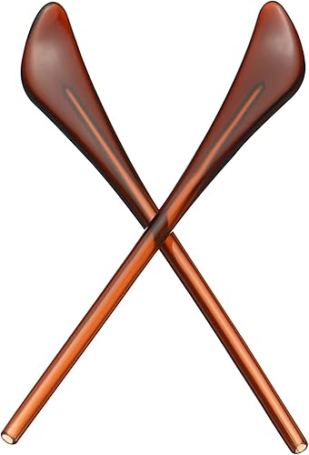 Miniatura 4 de PATIKIL Puntas de extremo para gafas, 1 par de lentes antideslizantes para orejas, tubo de plástico duro, templo de repuesto para patillas redondas