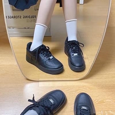 YLOKO Flat Shoelaces for Air Force 1 Sneakers with AF1 Charms, 47-54 Original White Shoe Laces for Airforce 1 Men Women