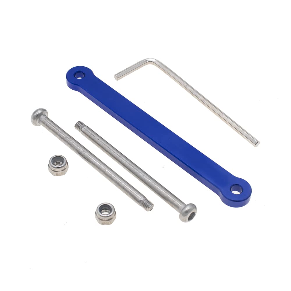 GTHELEAluminum Tie Bar&Suspension Hinge Pins for 2WD Traxxas Rustler Slash Stampede VXL Bandit Nitro Sport,Replacement of 2532 2640…