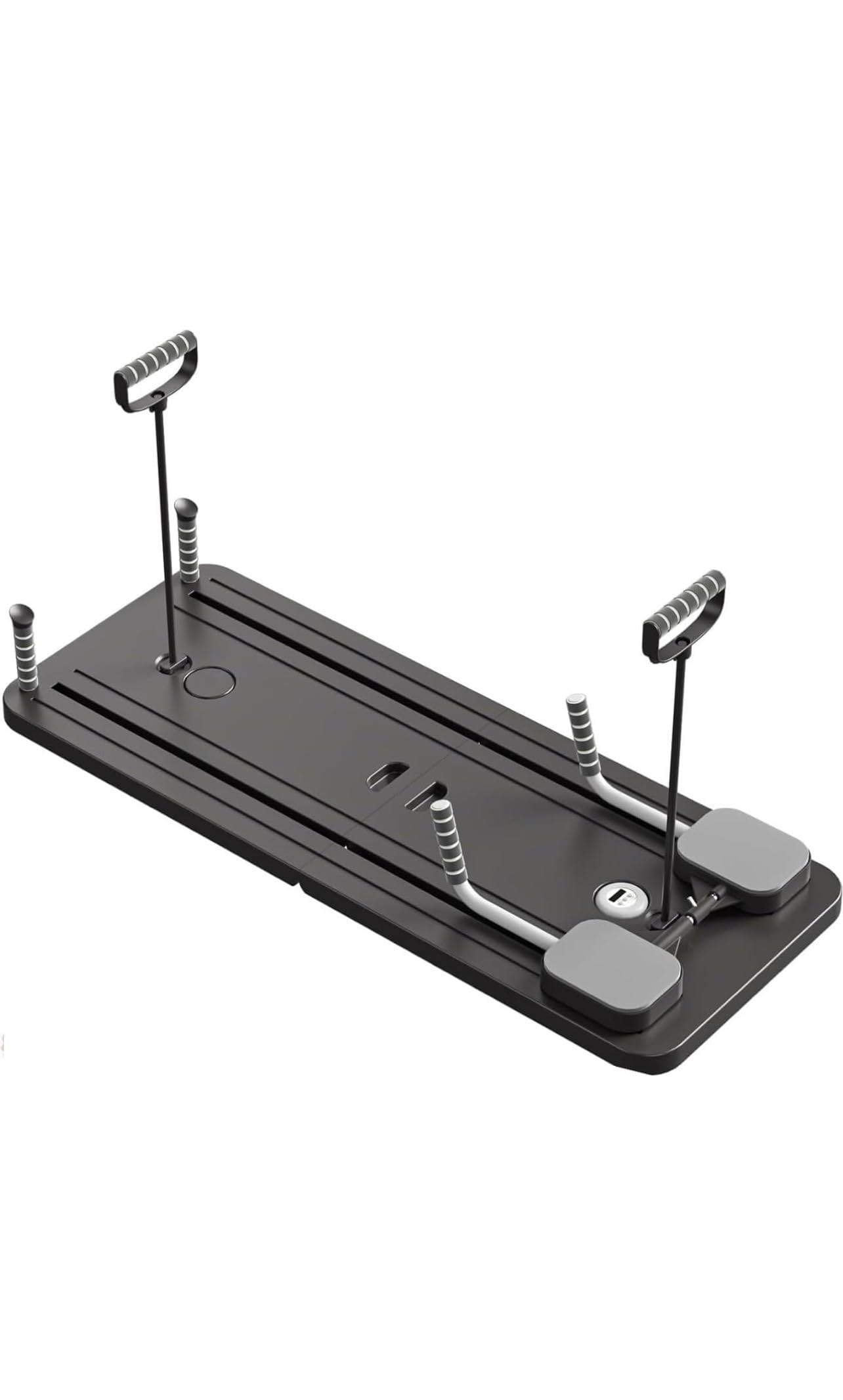 Appareil Pilates Réformateur 5-en-1 avec Compteur LED – Rouleau à Rebond Automatique et Planche d’Exercice Multifonction pour Entraînement à Domicile