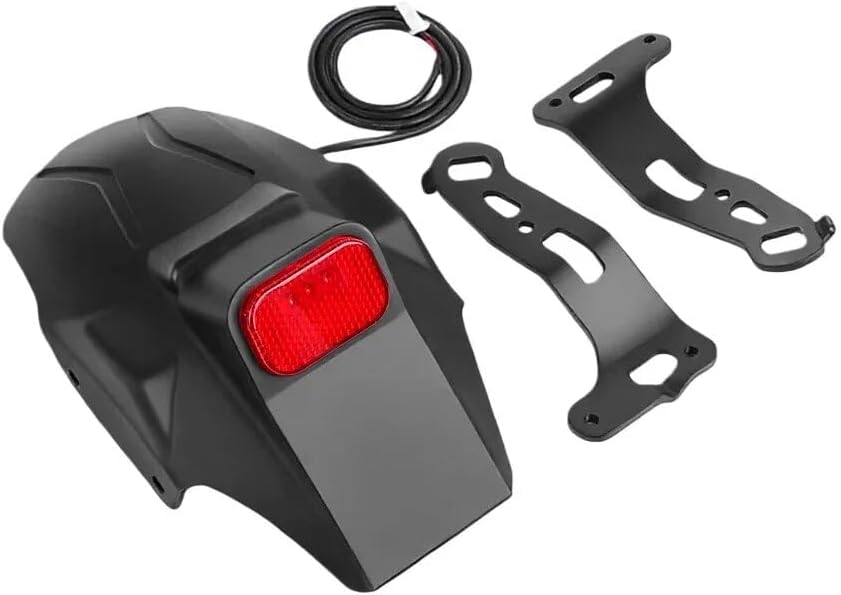 Scooter Rear Fender with Taillight Assembly for KuKirin G2 Master Electric Scooter Rear Mudguard Bracket Accessory