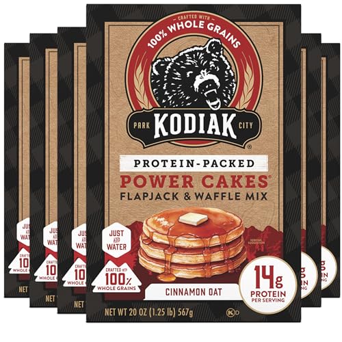 Kodiak Cakes Protein Pancake Power Cakes, Flapjack and Waffle Mix...