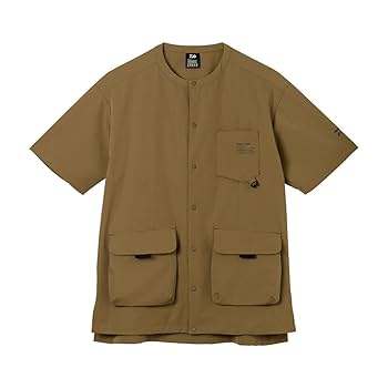 DAIWA ダイワ フィッシングシャツ 半袖 ベージュ Mサイズ 多ポケット DAIWA ダイワ フィッシングシャツ 半袖 ベージュ Mサイズ 多ポケット