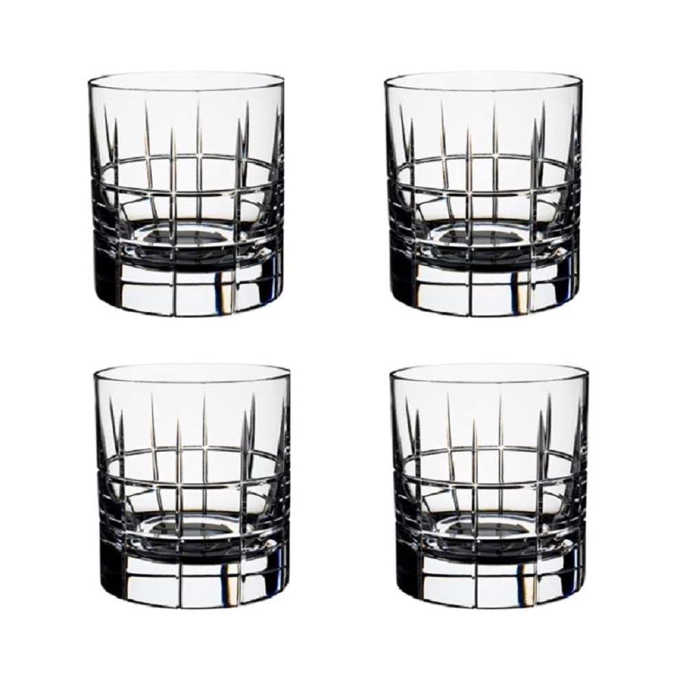 Orrefors Street Old Fashion en cristal taillé : l'élégance intemporelle d'un set de 4 verres chic