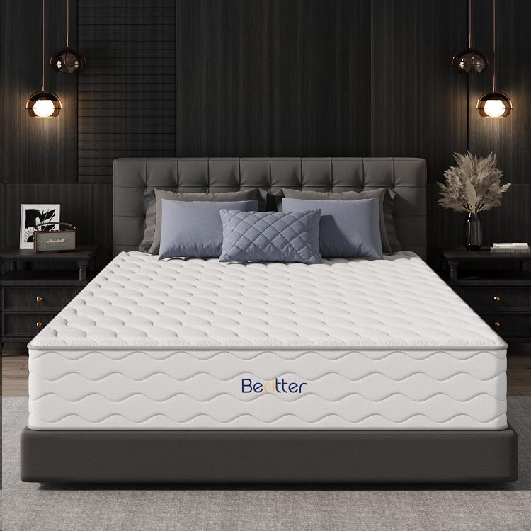 12 Inch Twin Hybrid Mattress, 7-Zone Green Tea & Charcoal Cooling Gel Memory Foam Mattress in a box,Pocketed Springs for Isolate Motion, Pressure Relief, CertiPUR-US Certified, Support Comfort