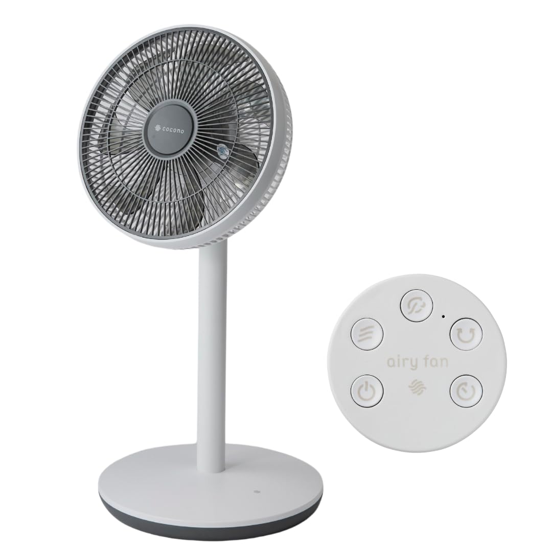 ココノ 扇風機 CF-B271SR サーキュレータ　リビングファン dcモーター Amazon | coconoサーキュレーター 静音 360度首振り インテリア スマホ