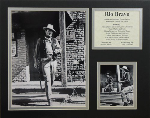 Legends Never Die John Wayne  Rio Bravo 11 "x 14" sin Marco Mate fotomontaje por Leyendas Nunca Mueren, Inc.