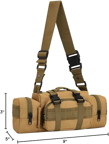 Miniatura 10 de Mochila Molle para acampar de 100 litros, mochila militar para mochileros, Caqui-b, M, Mochila de senderismo