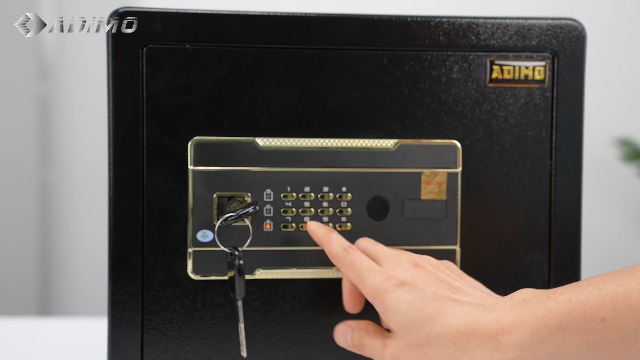 ADIMO Safe, 2.1 Cuft Heavy Duty Steel Home Safe Box with Digital