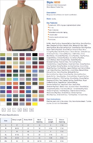 Chouinard Adult Heavyweight Short-Sleeve Pocket T-Shirt, moss, XXX-Large3