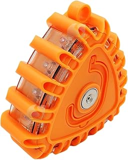 Police Traffic Warning Triangle Led Strobe Light Rotating Safety Beacon High-strength Hook Easy to Install for Vehicles and Roadside Emergencies