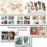 2009 CARNET Femmes du Monde Timbres ADHÉSIFS TITOUAN LAMAZOU
