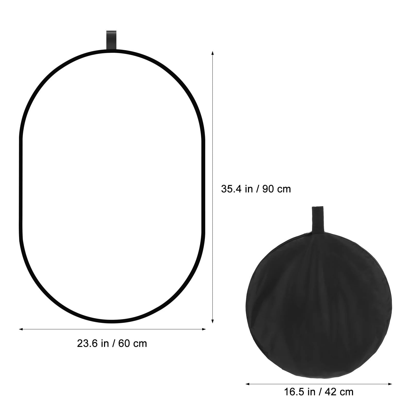Compatible con Reflector Plegable 5 en 1 | Cinco superficies en un panel for control de rebote, difusión o sombras; pliegues for uso en el campo