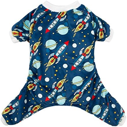 CuteBone Rocket Dog Pjs XLarge Onesies Pet Clothes Jumpsuit Apparel Soft Pajamas P16XL