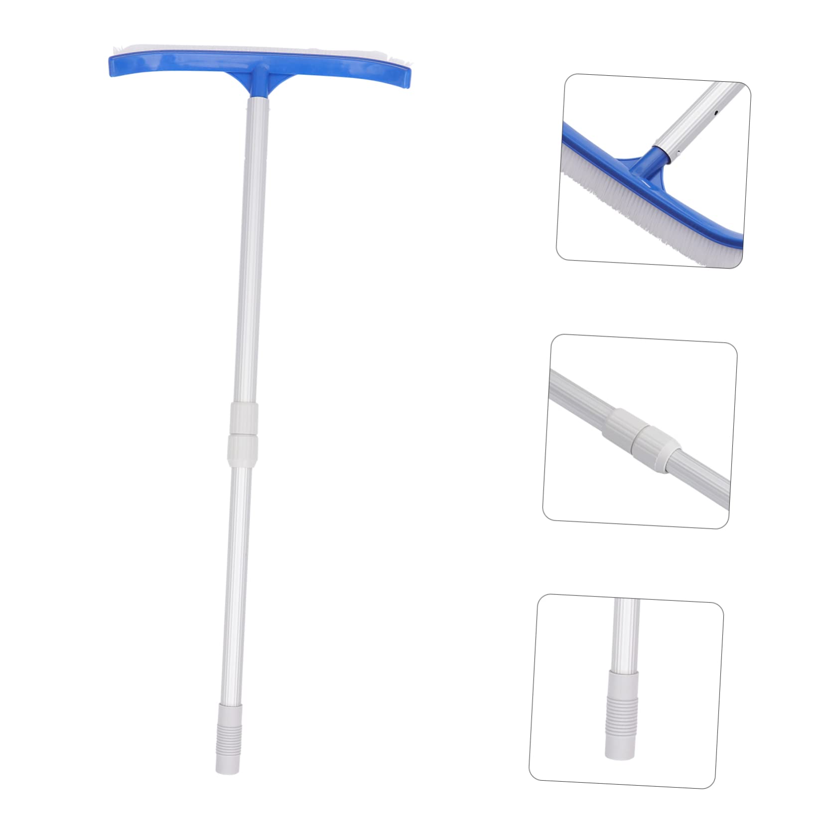 Brosse Manuelle de Piscine ABS Bleue, 1 Set, Brosse de Nettoyage