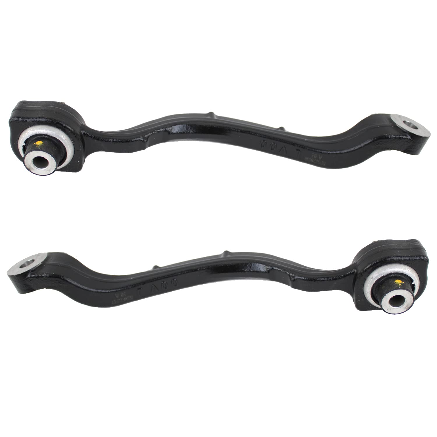 Set of Front Left LH & Right RH Lower Rearward Forged Steel Control Arms & Ball Joints Assemblies Pair (2 Pieces) For Mercedes W212 E350 E400 E550 Base Bluetec Hybrid Sedan