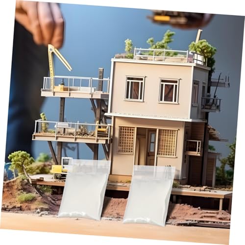 Miniatura 7 de Baluue Mini Cemento Para Construcción De Casas De Muñecas Adhesivo Para Ladrillos En Miniatura 20 Bolsas De Mortero De Alta Adhesión Para Manualidades Y Maquetas Material Para