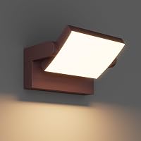 Klighten LED Lampade da Parete Esterno Interno 24W IP65, Lampada Muro Regolabile Applique