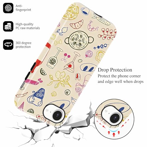 Coque de téléphone mignonne d'été pour iPhone 17e style féminin - 5