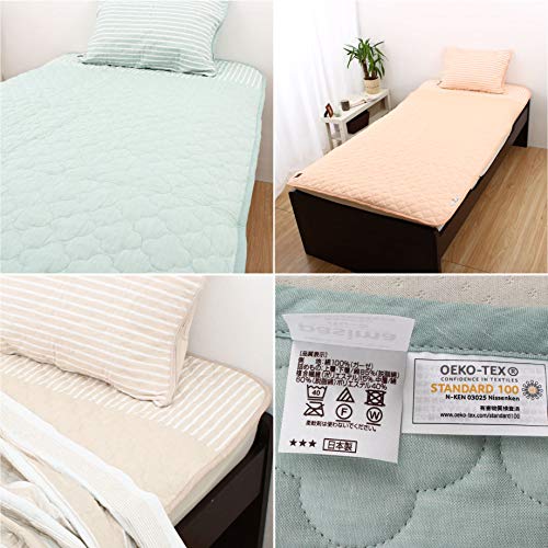 Amazon｜パシーマ パットシーツ 敷きパッド シングル 110×210cm 日本の