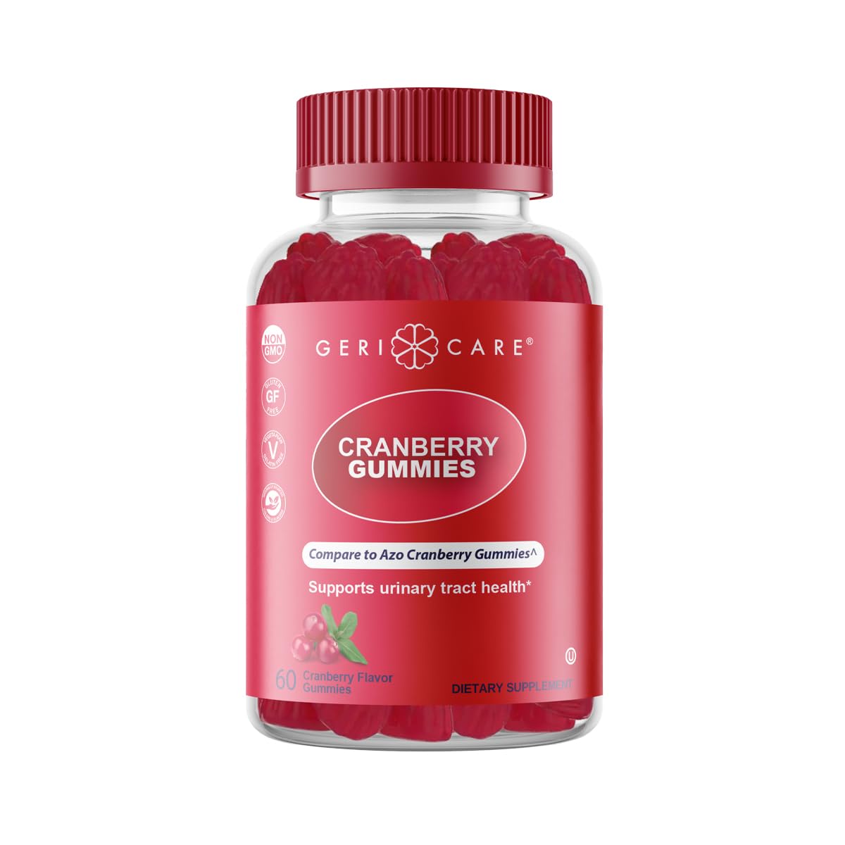 Amazon.com: GeriCare Cranberry Gummies Compare to Azo, Naturally