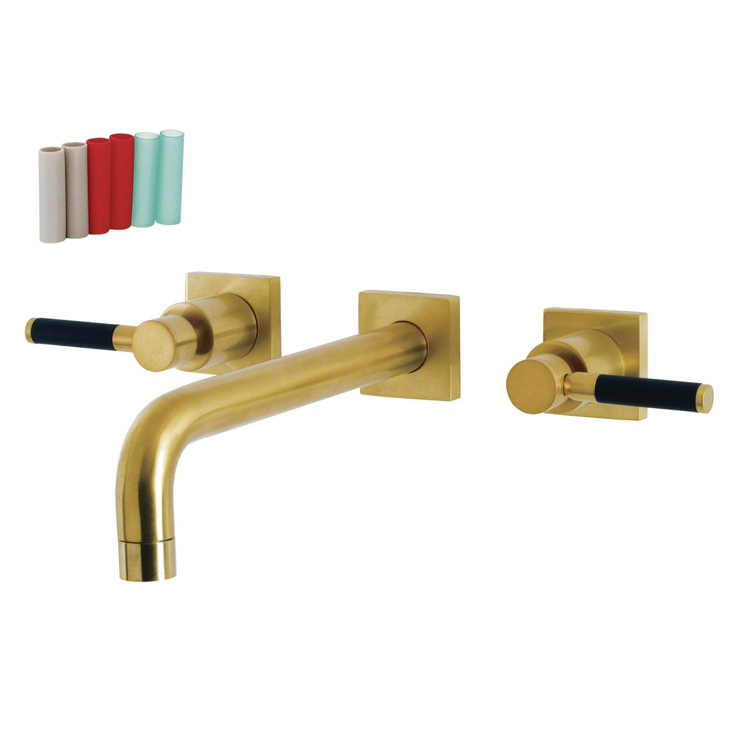Kingston Brass KS6027DKL Kaiser - Grifo para bañera, latón cepillado