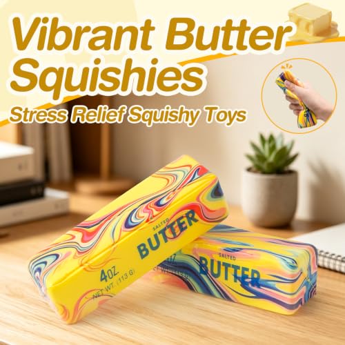 Dumpling Squishy Mystery Box 2Pcs Butter Squishy Dumpling Squeeze Fidget Toys Dumplings Squishy Toys for Stress Anxiety Relief, Stress Balls Squishies for Party Favors Gift for Kids Adults - Image 6
