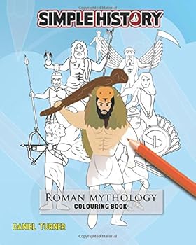 Paperback Simple History: Roman mythology colouring Book