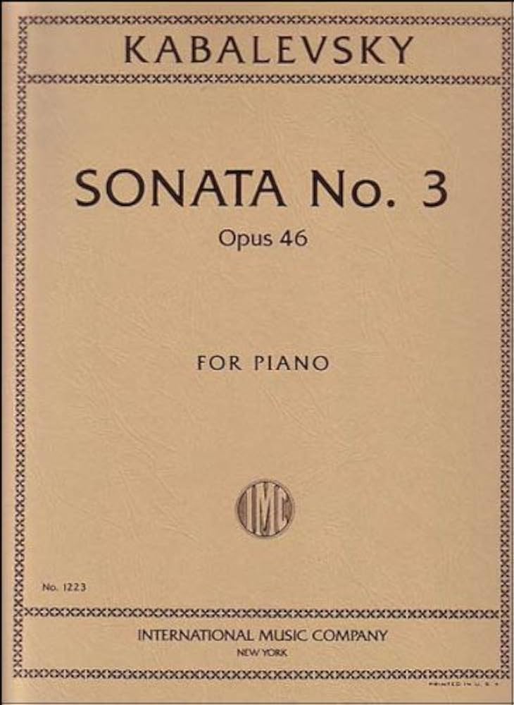 Kabalevsky: Sonata No. 3, Opus 46 - Piano Solo: International