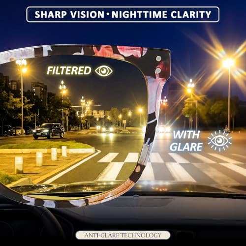 Image of LVIOE Night Vision Driving Glasses for Women Polarized