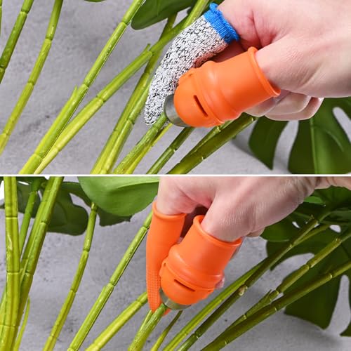 Set de Cuchillas para Jardín con Separador de Dedos de Silicona miniatura 5