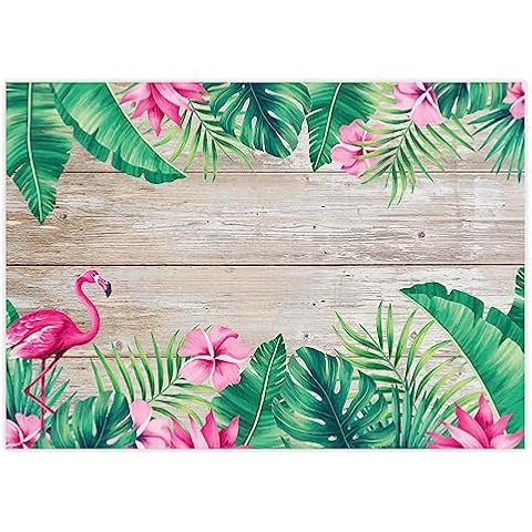 100 Tropical Flamingo Paper Place Mats Cover