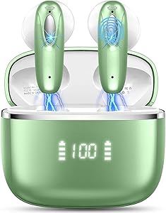 🎁 FREEBIE: Drsaec Écouteurs Bluetooth 2026 Bluetooth 5.3 avec stéréo 3D immersif, sans Fil, réduction du Bruit avec 4 Micro ENC, 40 Heures d’écoute sans Fil, écran LED, étanchéité IP7, Bluetooth
