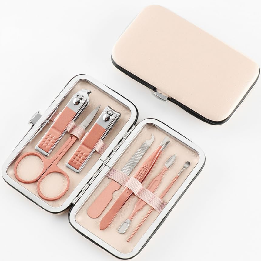 7pcs Nail Clippers Set Full Set Black Nail Clippers Set Ultra Sharp Sturdy Nail Clippers Proffesional Nail Clippers