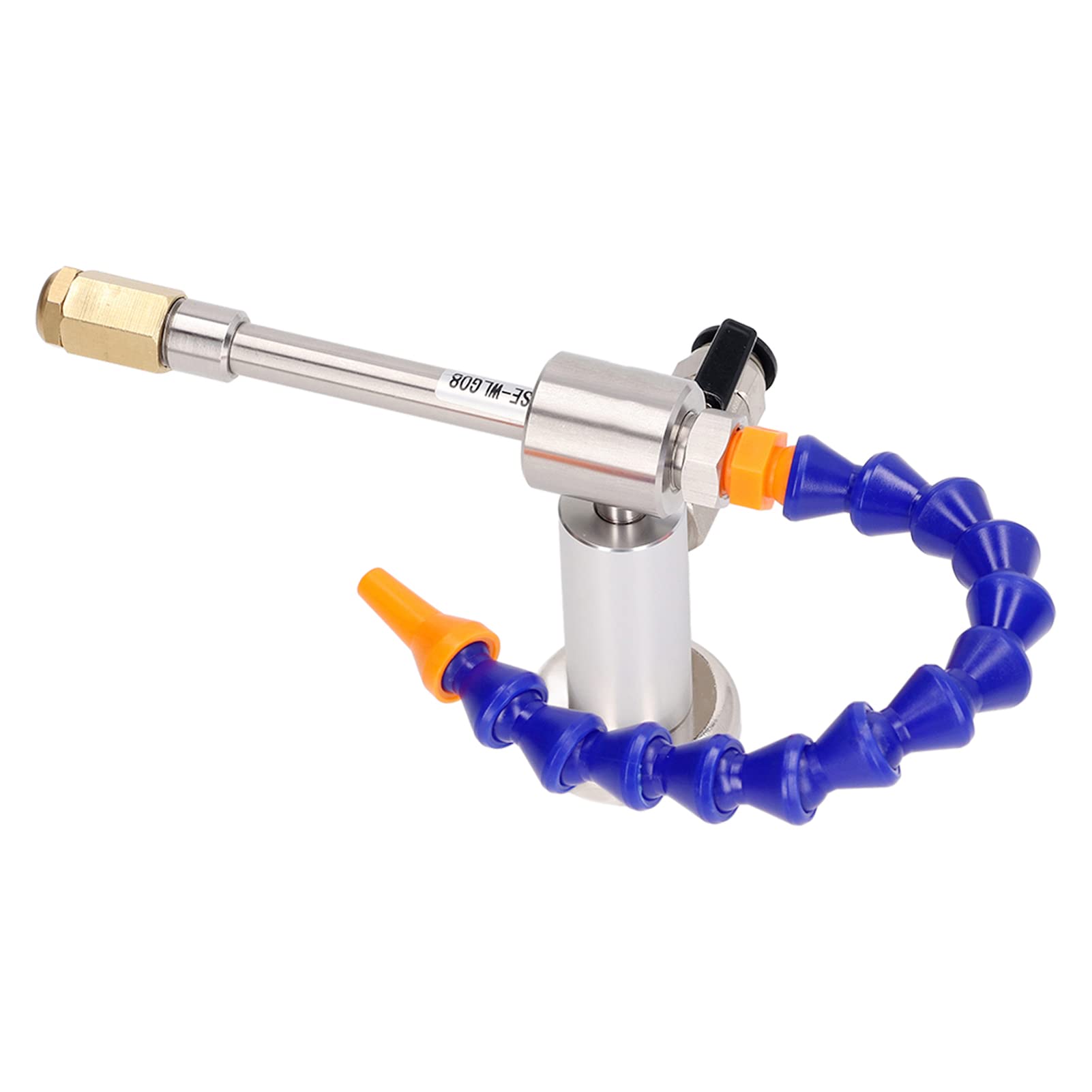 Jeanoko Pistola de Enfriamiento Seco de Aire Frío, Tubo de Vórtice Profesional de 7bar 520Btu 28 Mm con Tubo Flexible, para Soldadura de Plástico, Metal, Madera, Unión, Sellado Té