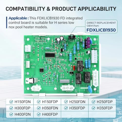 Wauebuly FDXLICB1930 FD Integrated Control Board Kit Replacement for H400FDN/P H350FDN/P H300FDN/P H250FDN/P H200FDN/P H150FDN/P H-Series Pool Heater by Wauebuly - Used condition - Image 5