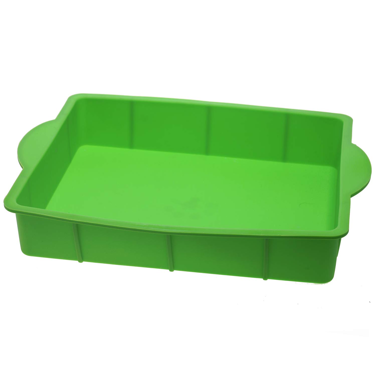 MI CASA Fuente de horno silicona (32.5*23*4CM) Horno y microondas Congelador -40ºC Hasta 260ºC Sirve para recetas dulces y saladas