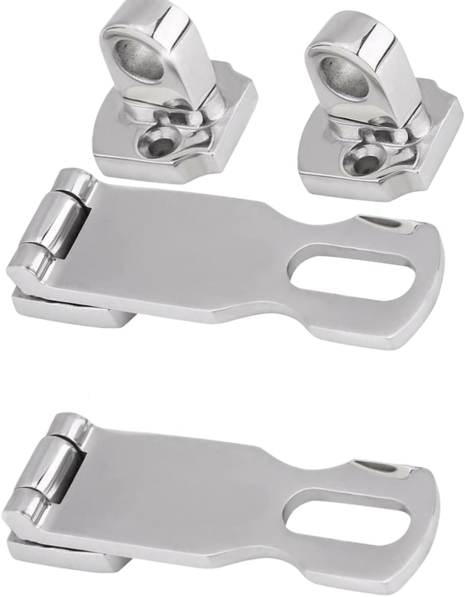 Marine Boat Locker Latch Clamp Anti-Rattle Hatch Fastener，Heavy Duty 316 Stainless Steel Boat Hatch Latch Door Latch