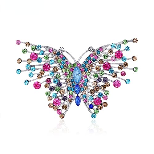 Broche de Mujer, Broche de alfiler, Mariposa para Mujer, Broche de Fiesta de Bodas, alfileres, Regalos, joyería atmosférica, Broches exquisitos de Moda