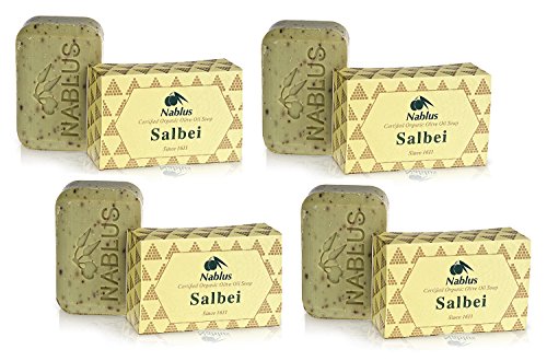 Savon à l'huile naturelle Sauge 4 x 100 g Cover