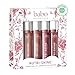 Babo Botanicals 70+% Organic Nutri-Shine Luminizer Vegan Lip Gloss Gift Set - 4- pack 0.14 oz.