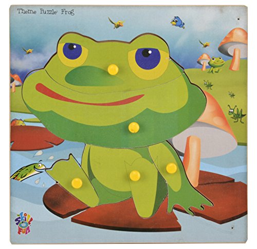 Skillofun Wooden Theme Puzzle Standard Frog Knobs, Multi Color (B009GCSP7I) Amazon Price History, Amazon Price Tracker