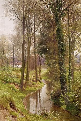 Tableau paysage de Forest Creek par Henry Sutton impression sur toile 60x90cm