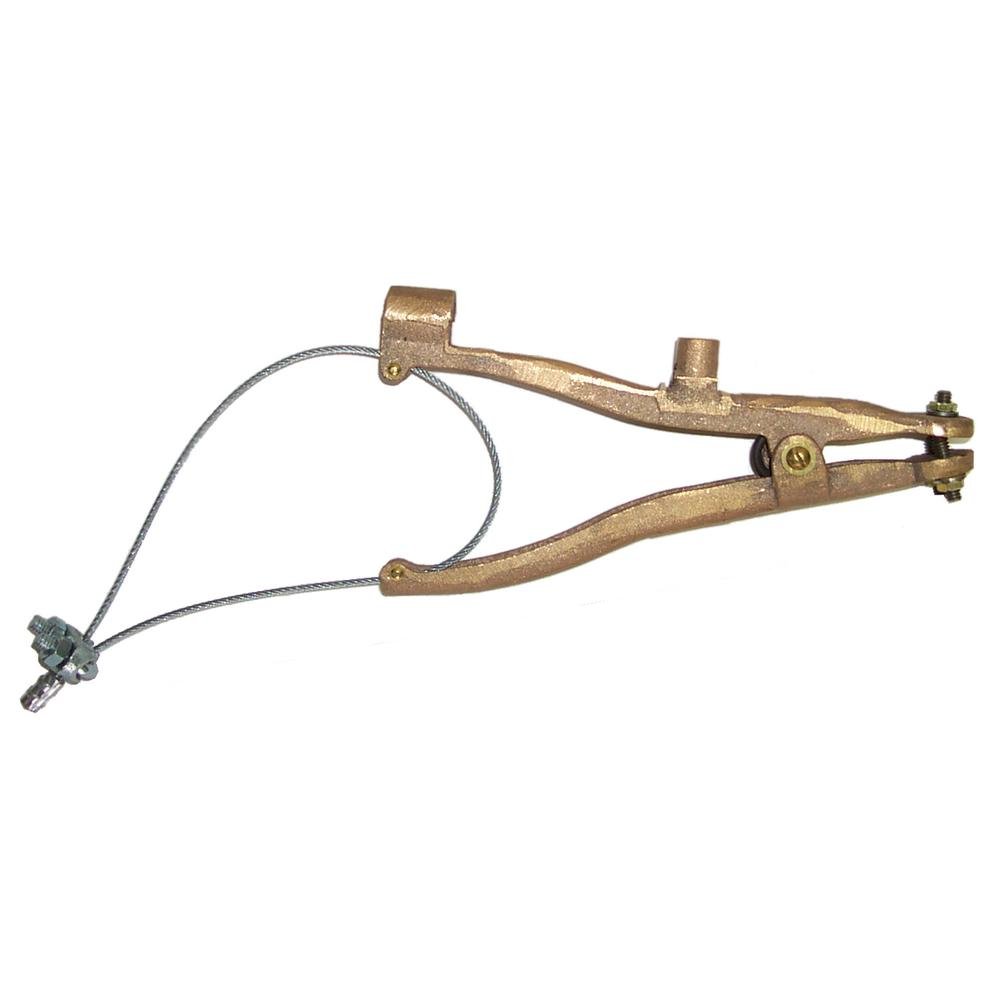 Lind Equipment G40-PMIP Static Grounding Hand Clamp, Bronze, Electrically Isolated Point, Three Points