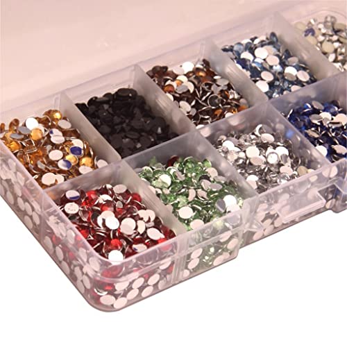 Colcolo 9000pcs Strass Flatback para DIY Bolsa de Roupas
